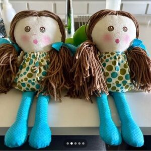 NEW!!! HANDCRAFTED TWIN GIRL DOLLS